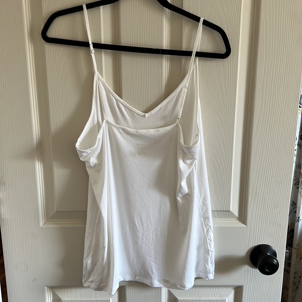 White Ribbed Cami - Picture 3 of 4